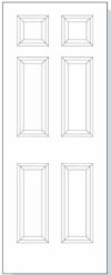 6-PANEL TEXTURED doors